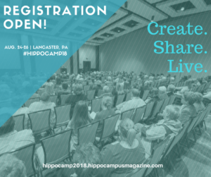 Register for HippoCamp in Lancaster, PA.