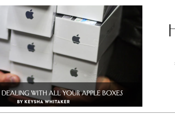 Image of a stack of apple boxes!!